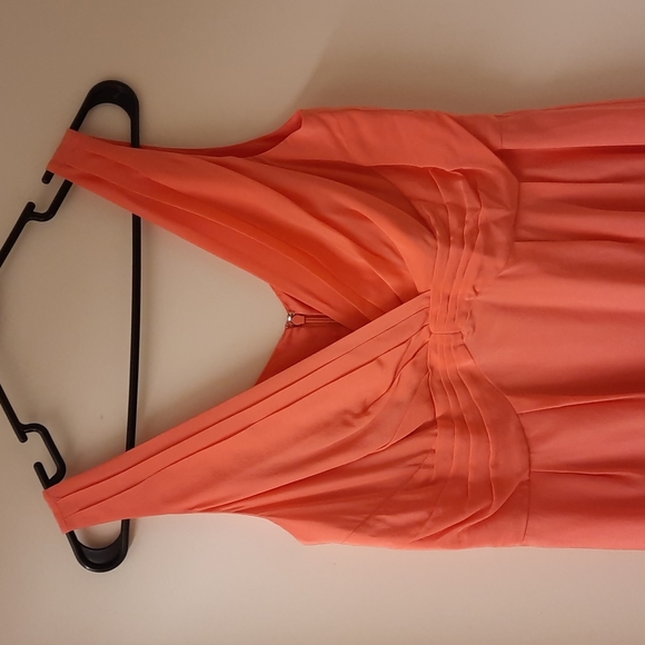 🥳HPx2🥳 NWT, Boden 100% Silk Guava Coral Dress - Picture 4 of 15